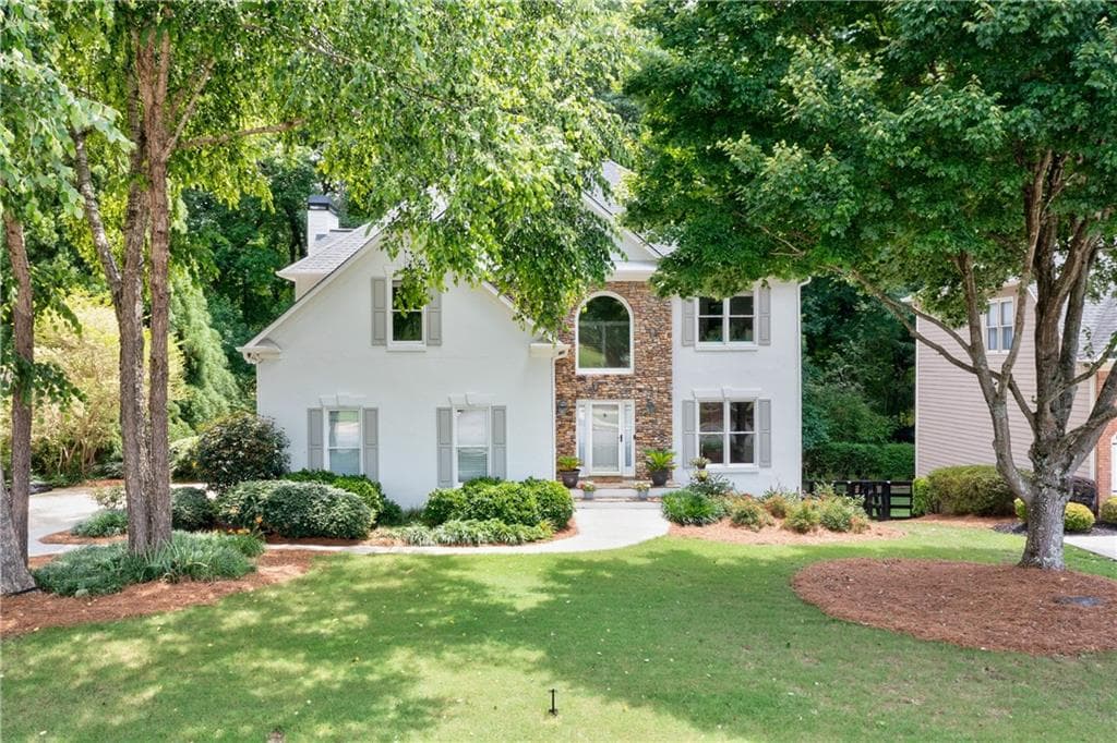 4 bedroom, 4 bathroom single family residence sold at 1110 Mayfield Manor Drive, Alpharetta, GA 30009