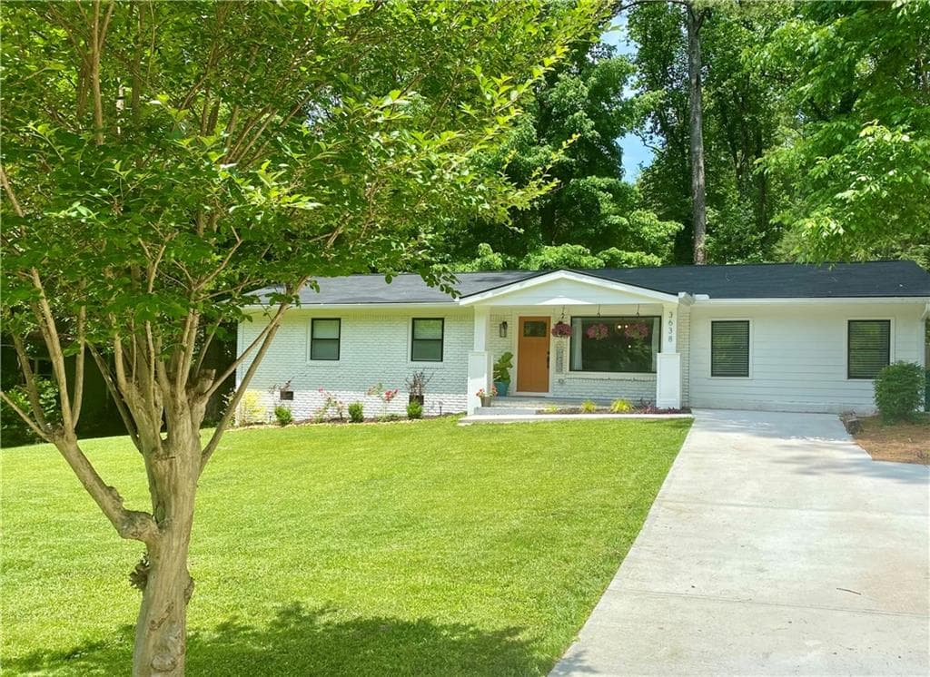 4 bedroom, 2 bathroom single family residence sold at 3638 Sheffield Place, Tucker, GA 30084