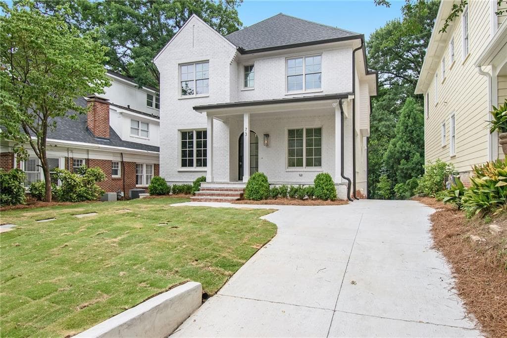 5 bedroom, 6 bathroom, 4,173 sq ft single family residence sold at 73 Highland Drive, Atlanta, GA 30305