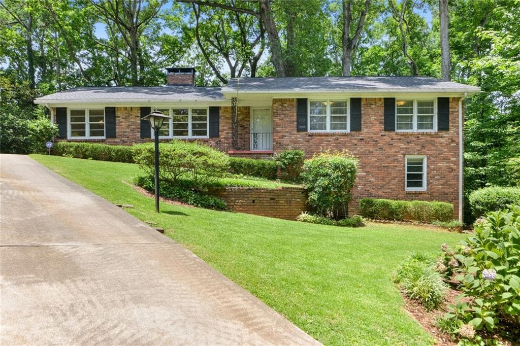 3 bedroom, 2 bathroom single family residence sold at 5558 Sherrell Drive, Sandy Springs, GA 30342