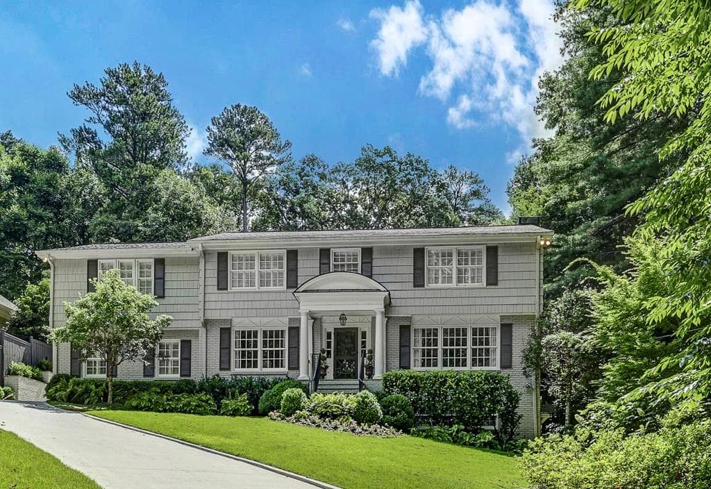 5 bedroom, 6 bathroom single family residence sold at 1136 E Club Lane, Atlanta, GA 30319
