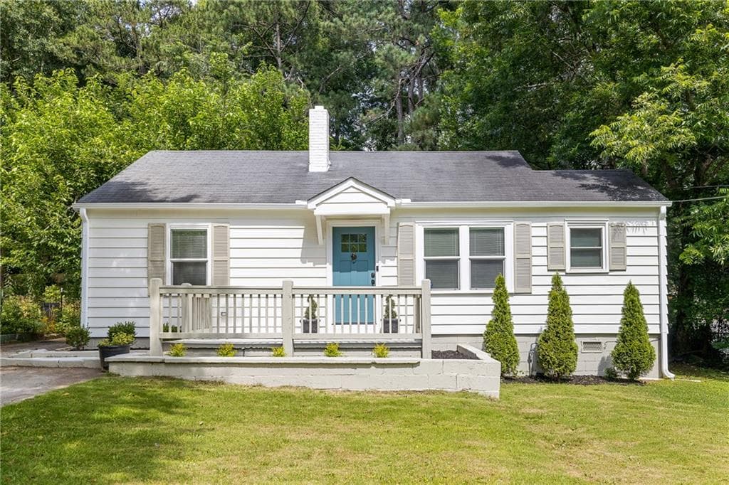 3 bedroom, 2 bathroom, 1,128 sq ft single family residence sold at 2006 McAfee Place, Decatur, GA 30032