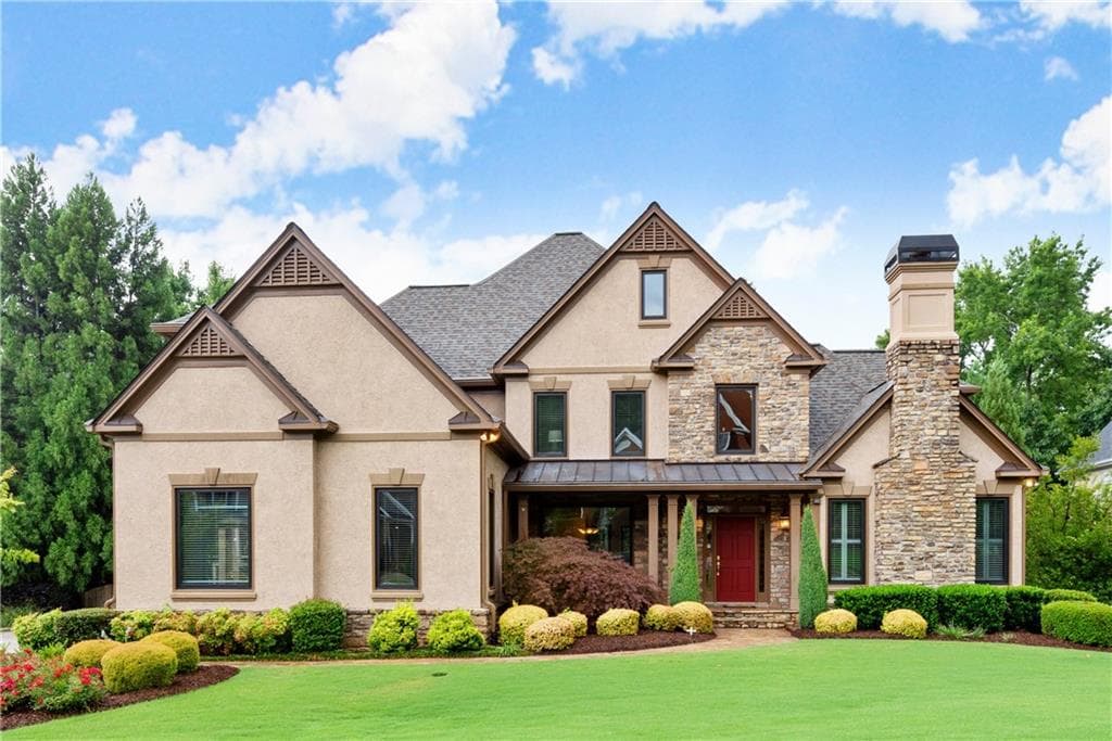 6 bedroom, 5 bathroom, 6,496 sq ft single family residence sold at 4455 Leesburg Road, Marietta, GA 30066