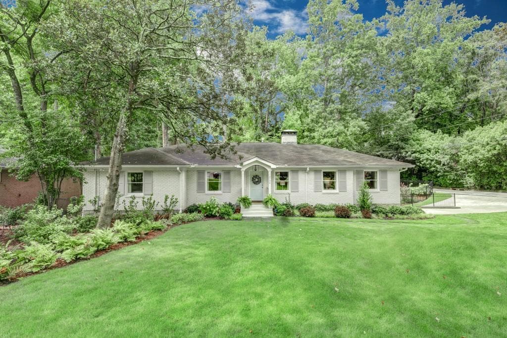 4 bedroom, 4 bathroom single family residence sold at 3734 Narmore Drive, Atlanta, GA 30319