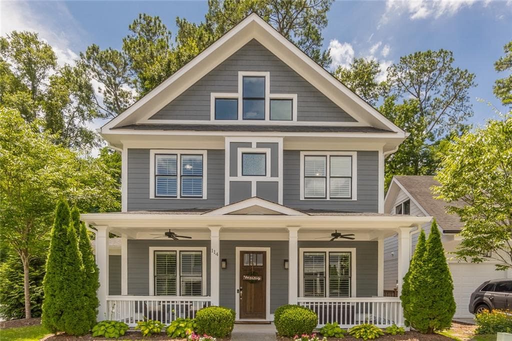 4 bedroom, 4 bathroom, 2,594 sq ft single family residence sold at 114 Lenore Place, Decatur, GA 30030