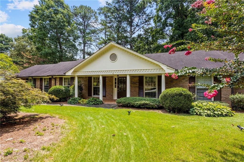 5 bedroom, 4 bathroom, 4,000 sq ft single family residence sold at 1445 Epping Forest Drive, Brookhaven, GA 30319