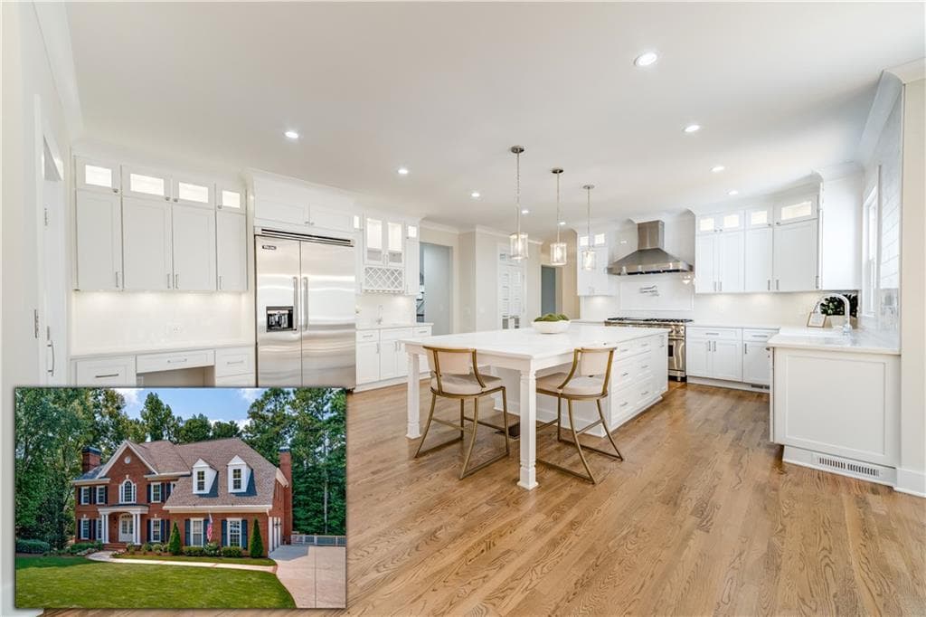 8 bedroom, 8 bathroom, 6,312 sq ft single family residence sold at 215 Newport Fairway, Alpharetta, GA 30005