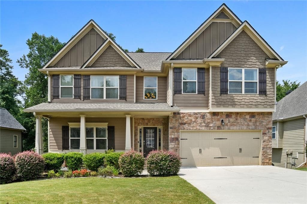 5 bedroom, 3 bathroom, 2,795 sq ft single family residence sold at 84 Thorn Creek Way, Dallas, GA 30157