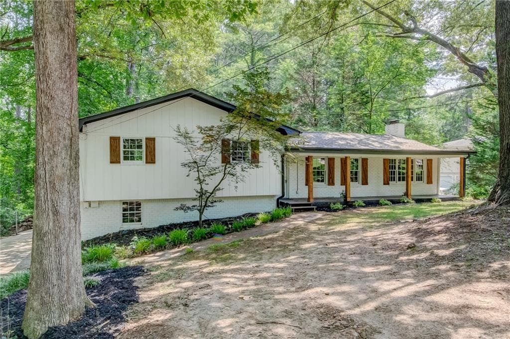 4 bedroom, 2 bathroom, 2,352 sq ft single family residence sold at 4850 Rockwood Drive, Marietta, GA 30066