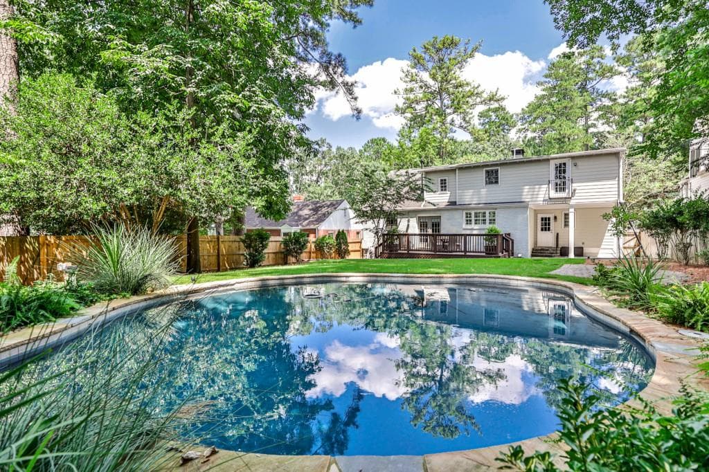 5 bedroom, 4 bathroom, 3,308 sq ft single family residence sold at 627 Hillpine Drive, Atlanta, GA 30306