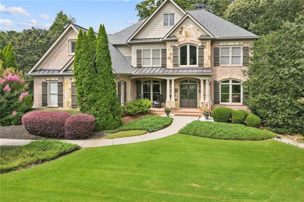 6 bedroom, 6 bathroom, 6,149 sq ft single family residence sold at 15790 Milton Point, Milton, GA 30004
