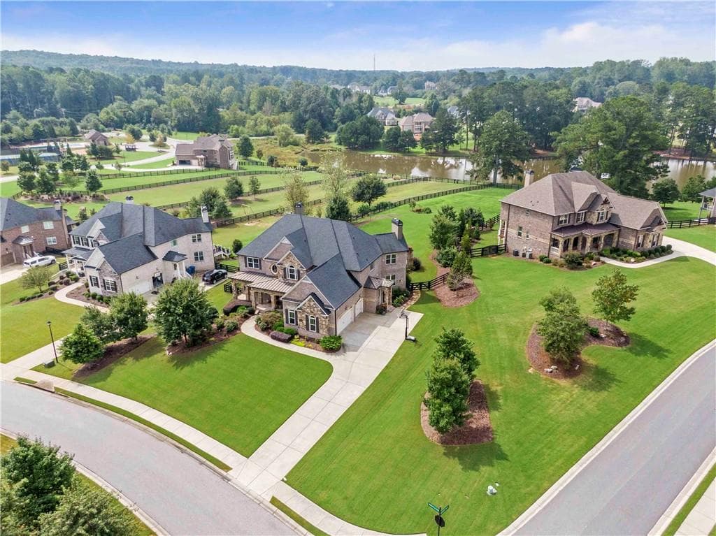 5 bedroom, 5 bathroom, 4,300 sq ft single family residence sold at 16450 Waxmyrtle Road, Milton, GA 30004
