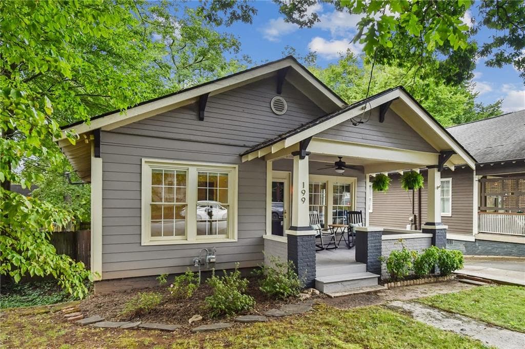 3 bedroom, 2 bathroom, 1,400 sq ft single family residence sold at 199 Douglas Street, Atlanta, GA 30317