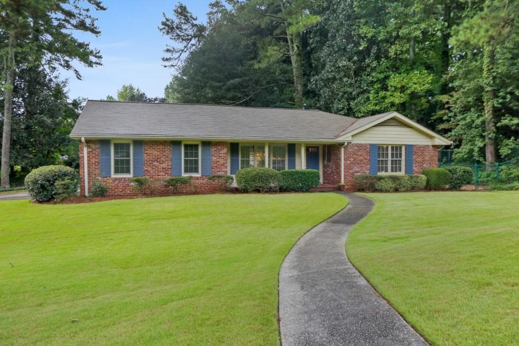 4 bedroom, 2 bathroom, 2,175 sq ft single family residence sold at 1691 Knob Hill Court, Atlanta, GA 30329