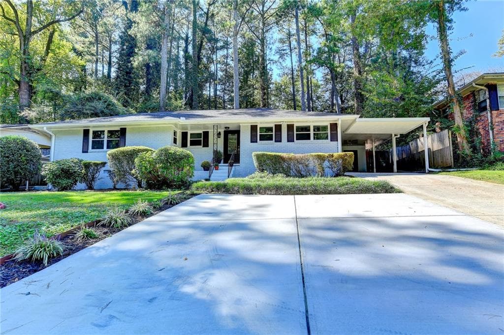 4 bedroom, 2 bathroom, 2,614 sq ft single family residence sold at 1768 Rosalind Drive, Atlanta, GA 30329