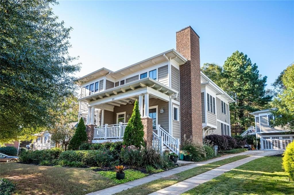6 bedroom, 5 bathroom, 4,010 sq ft single family residence sold at 123 Ansley Street, Decatur, GA 30030