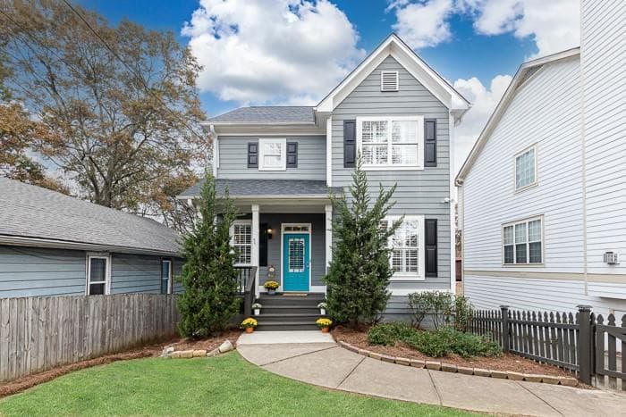 3 bedroom, 3 bathroom, 1,828 sq ft single family residence sold at 1853 Spring Avenue, Atlanta, GA 30318