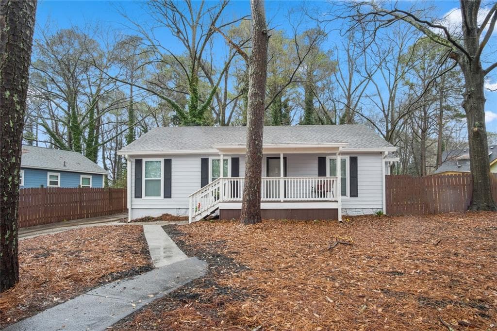 4 bedroom, 3 bathroom, 1,522 sq ft single family residence sold at 1465 Kennesaw Drive, Atlanta, GA 30318
