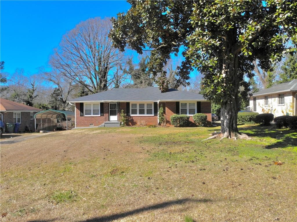 4 bedroom, 2 bathroom, 2,077 sq ft single family residence sold at 1397 Downs Drive, Atlanta, GA 30311