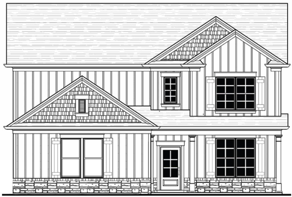 4 bedroom, 3 bathroom single family residence sold at 45 Richmond Trail, Oxford, GA 30054