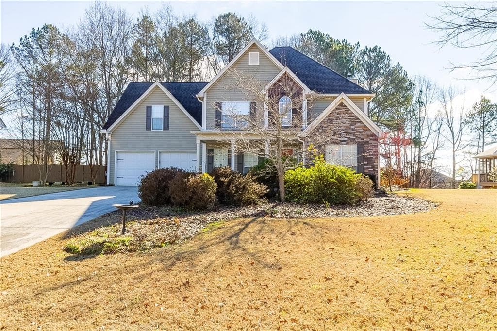 5 bedroom, 3 bathroom, 2,412 sq ft single family residence sold at 1705 Leigh Meadow Drive, Dacula, GA 30019