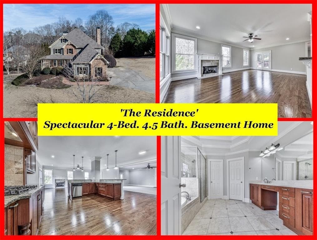 4 bedroom, 5 bathroom, 4,810 sq ft single family residence sold at 7505 Antique Barn Avenue, Cumming, GA 30041