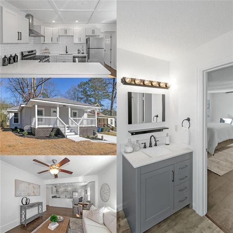 3 bedroom, 2 bathroom, 1,297 sq ft single family residence sold at 2439 Brantley Street, Atlanta, GA 30318