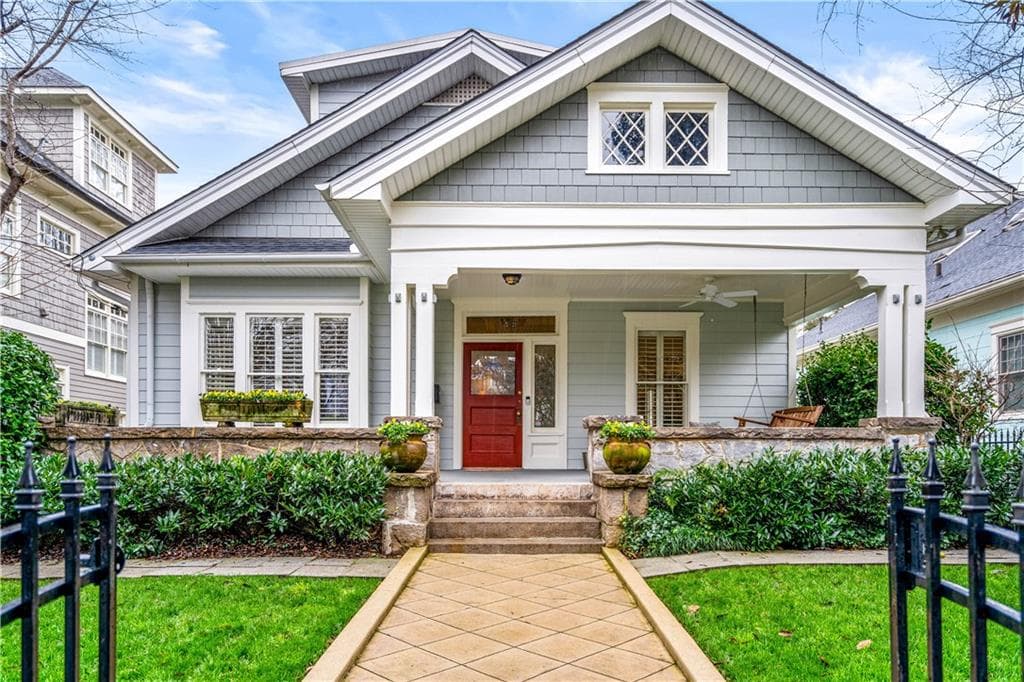 5 bedroom, 6 bathroom, 3,695 sq ft single family residence sold at 335 9th Street, Atlanta, GA 30309