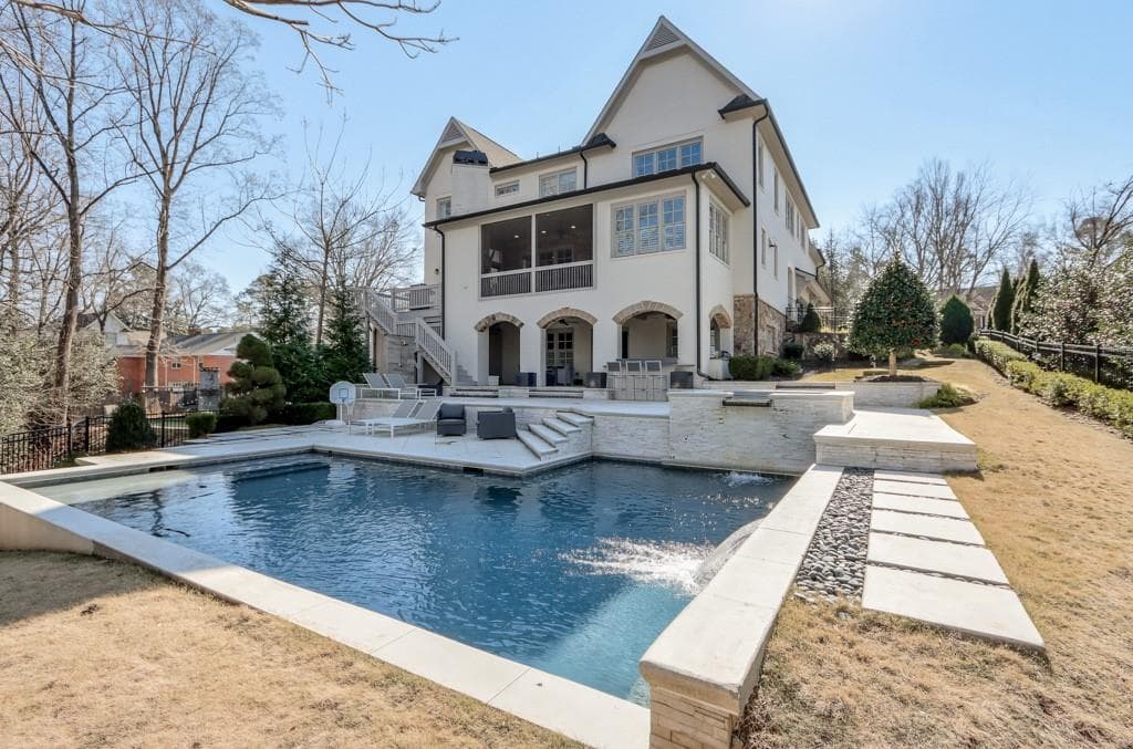 7 bedroom, 8 bathroom, 7,297 sq ft single family residence sold at 170 Laurel Forest Circle, Atlanta, GA 30342