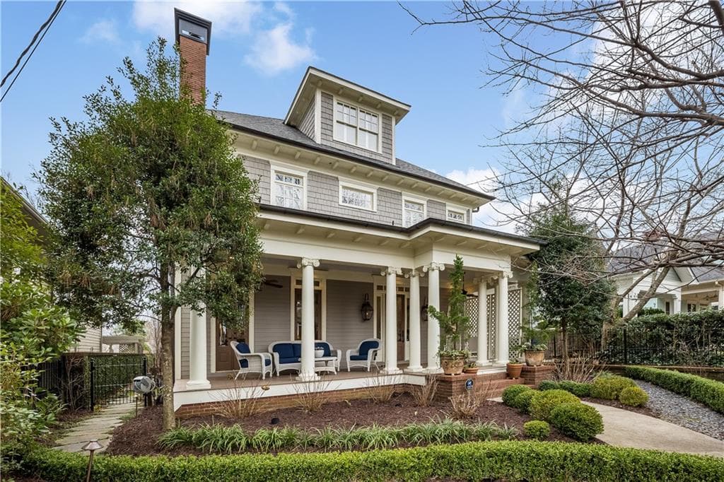 6 bedroom, 6 bathroom, 5,702 sq ft single family residence sold at 341 9th Street, Atlanta, GA 30309