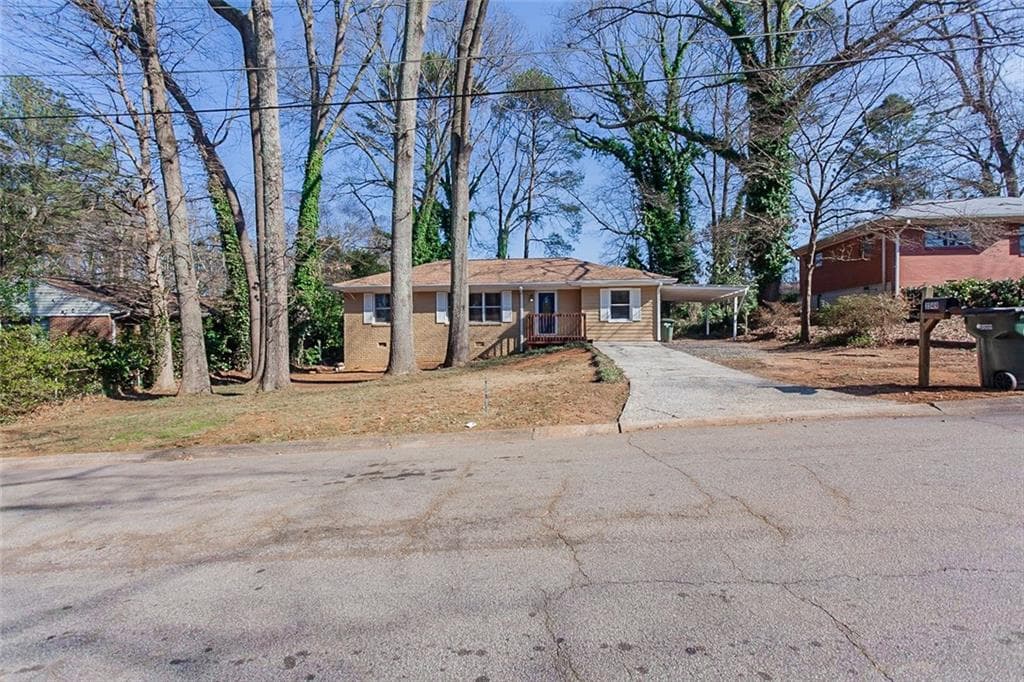 3 bedroom, 1 bathroom, 1,095 sq ft single family residence sold at 3549 Drucilla Place, Smyrna, GA 30082