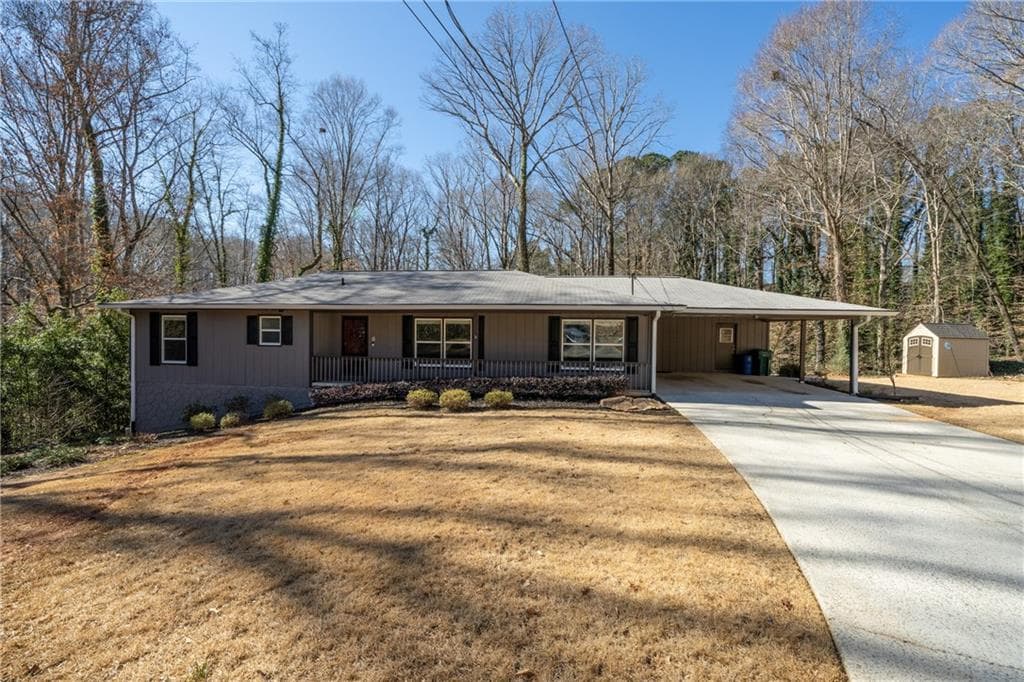 5 bedroom, 3 bathroom, 3,324 sq ft single family residence sold at 4282 Antler Trail, Smyrna, GA 30082
