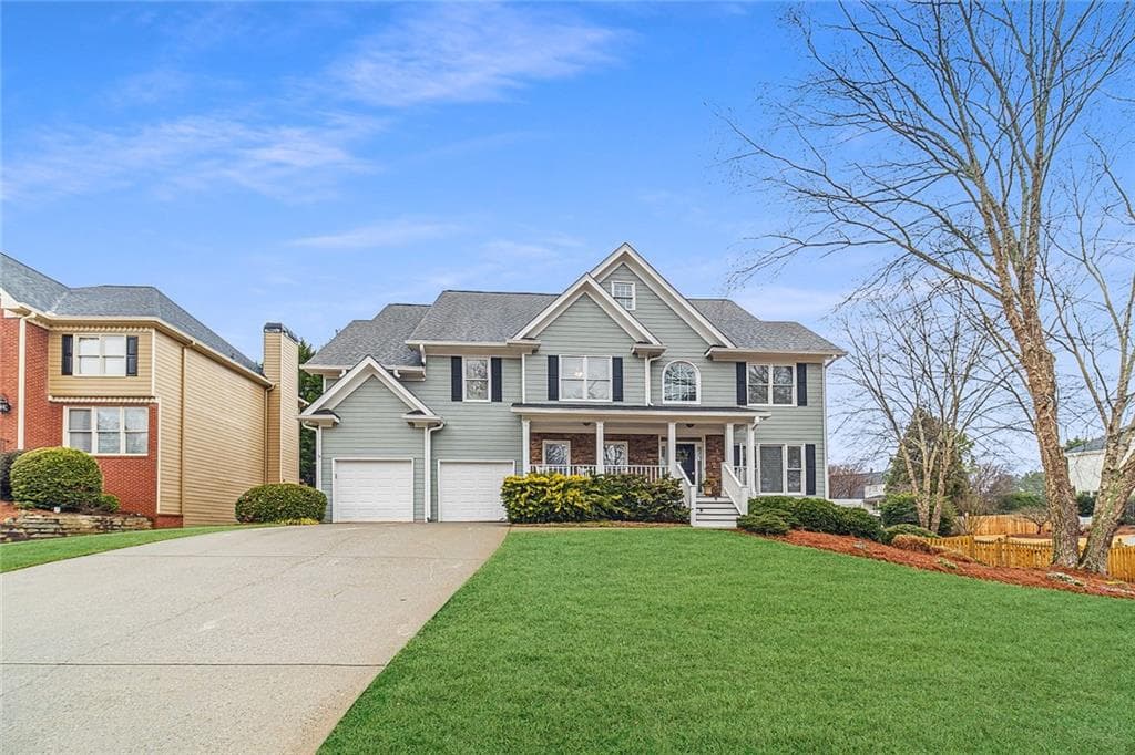 4 bedroom, 5 bathroom, 4,553 sq ft single family residence sold at 1466 Sheridan Place, Lawrenceville, GA 30044