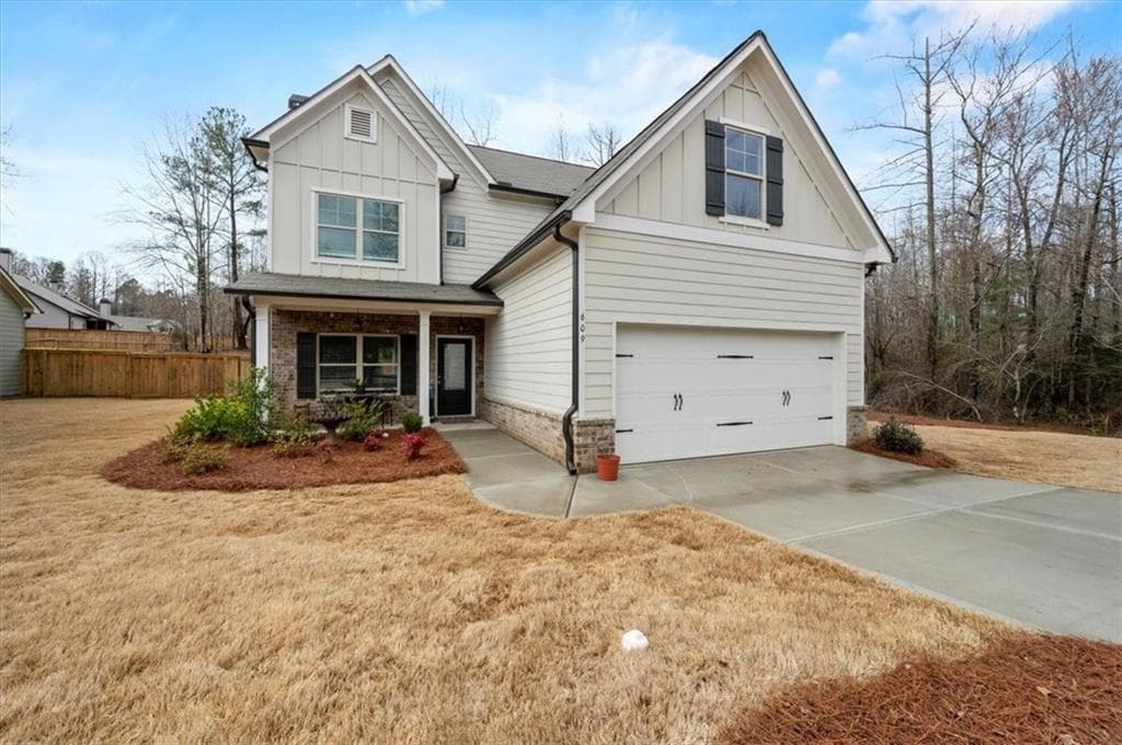 4 bedroom, 3 bathroom, 2,448 sq ft single family residence sold at 609 Prescott Point, Hoschton, GA 30548