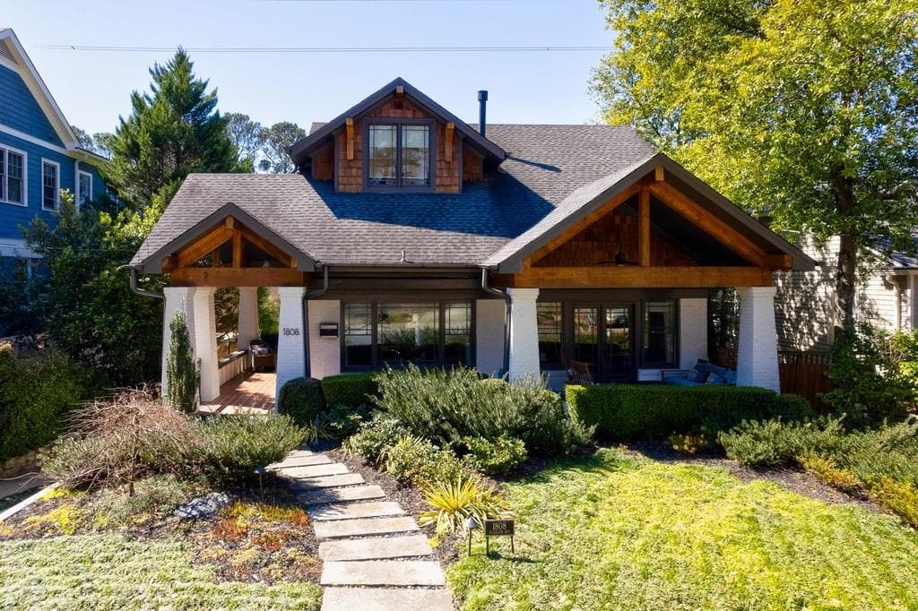 5 bedroom, 5 bathroom, 4,500 sq ft single family residence sold at 1808 Flagler Avenue, Atlanta, GA 30309