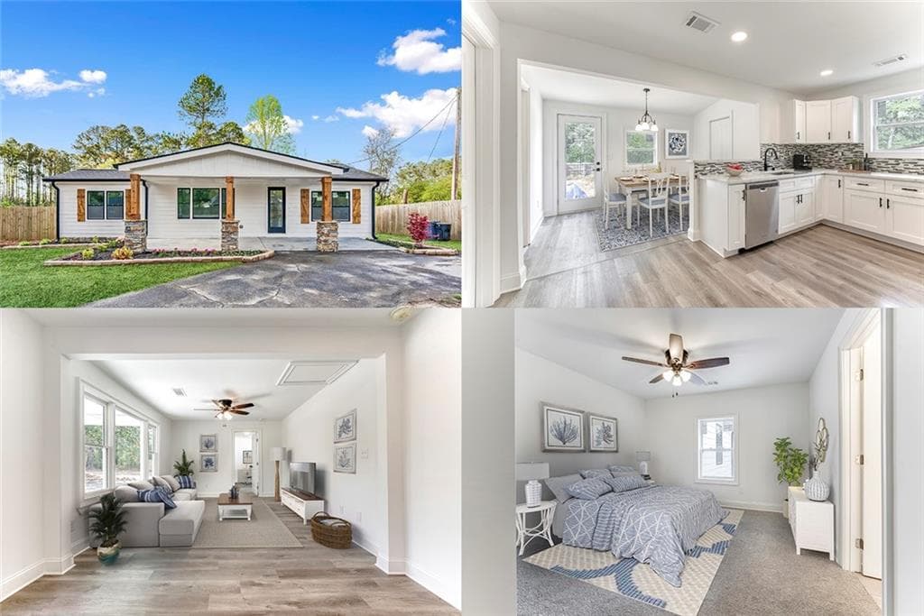3 bedroom, 2 bathroom, 1,220 sq ft single family residence sold at 5892 N Shores Road, Acworth, GA 30101