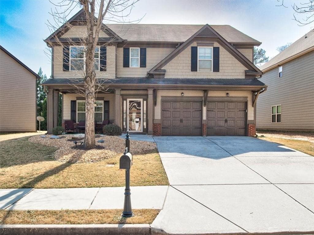 4 bedroom, 3 bathroom single family residence sold at 7474 Springbox Drive, Fairburn, GA 30213