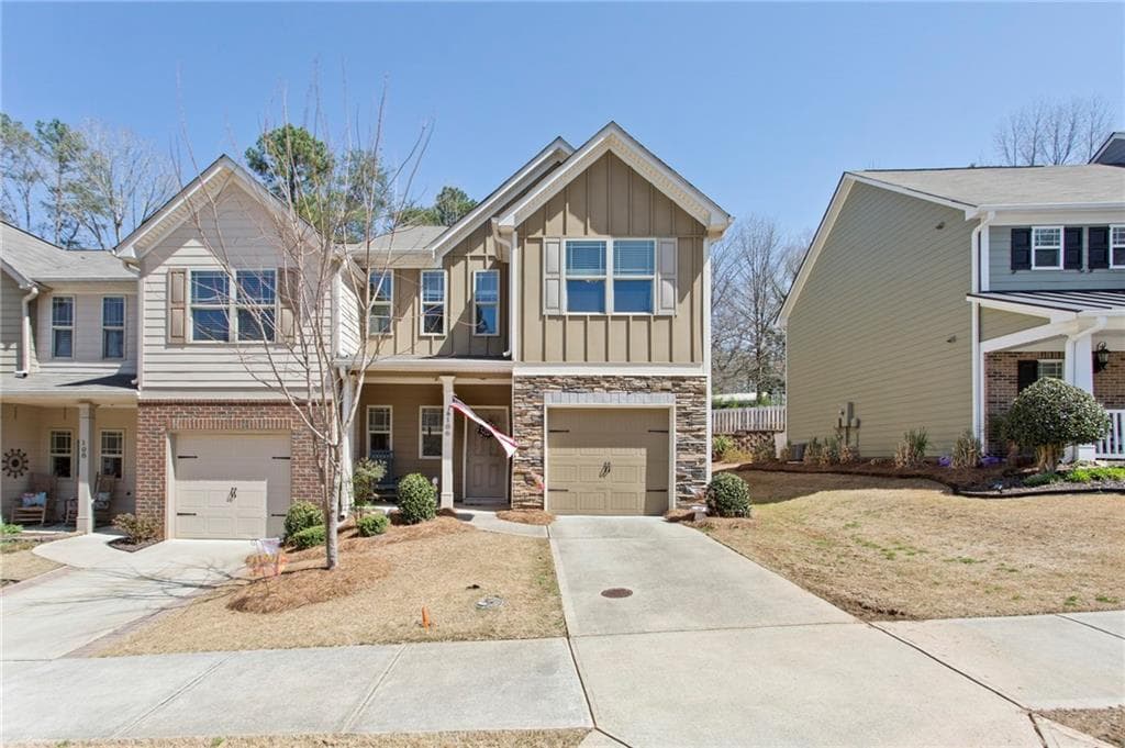 3 bedroom, 3 bathroom, 1,980 sq ft townhouse sold at 106 Oakview Passage, Canton, GA 30114