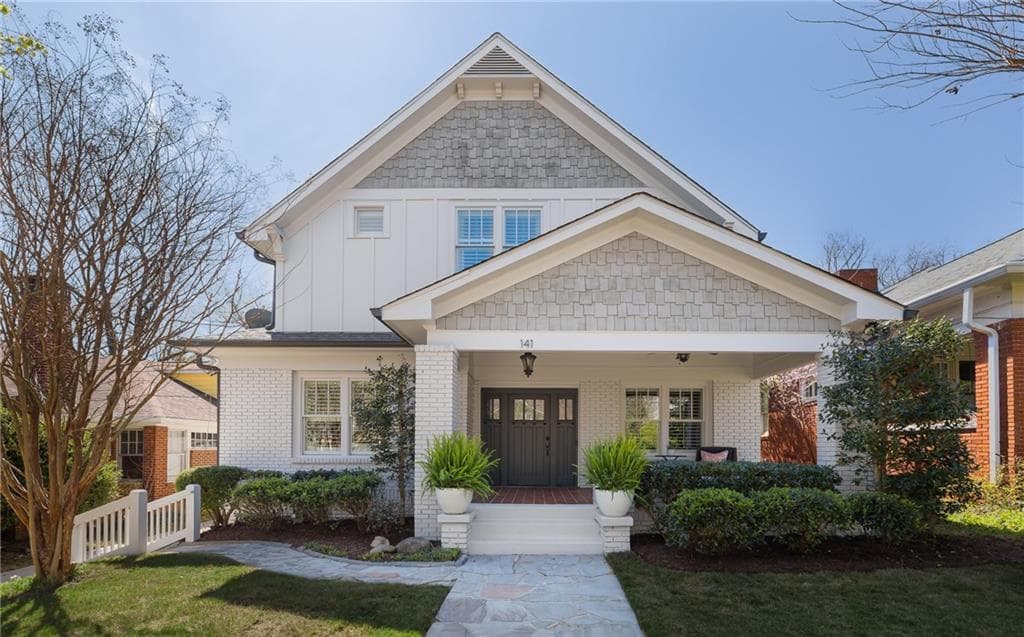5 bedroom, 4 bathroom, 3,476 sq ft single family residence sold at 141 Greenwood Place, Decatur, GA 30030