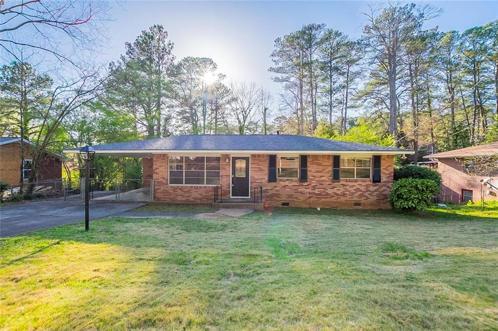 3 bedroom, 1 bathroom, 1,080 sq ft single family residence sold at 580 Oriole Drive, Marietta, GA 30067