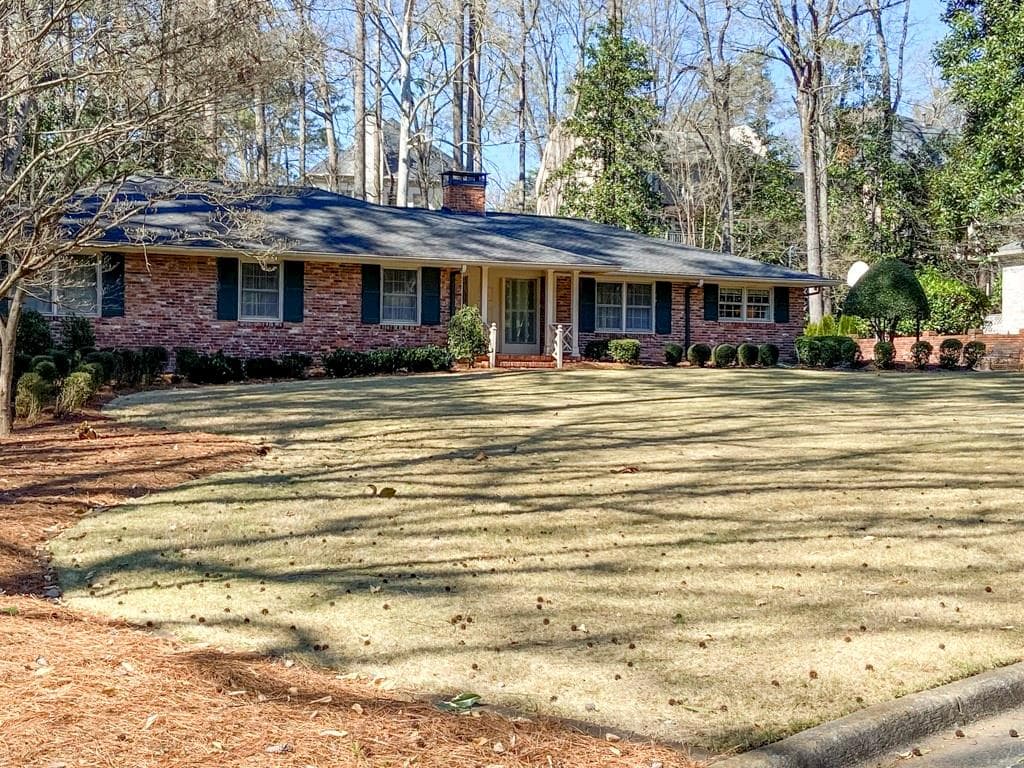 4 bedroom, 3 bathroom single family residence sold at 1227 Paces Forest Drive, Atlanta, GA 30327