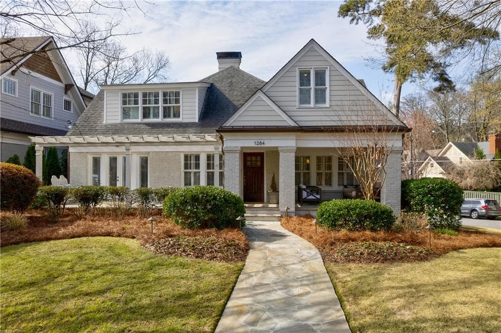5 bedroom, 6 bathroom, 4,709 sq ft single family residence sold at 1284 N Morningside Drive, Atlanta, GA 30306