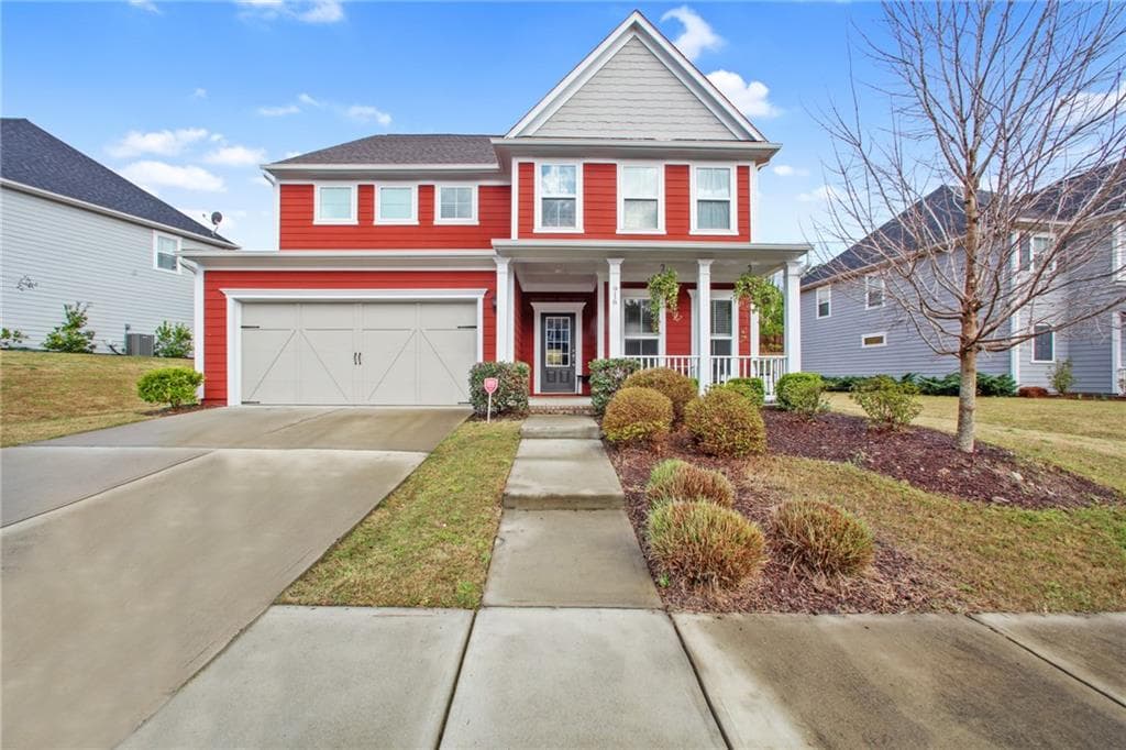 5 bedroom, 3 bathroom, 2,900 sq ft single family residence sold at 916 Woodbury Road, Canton, GA 30114