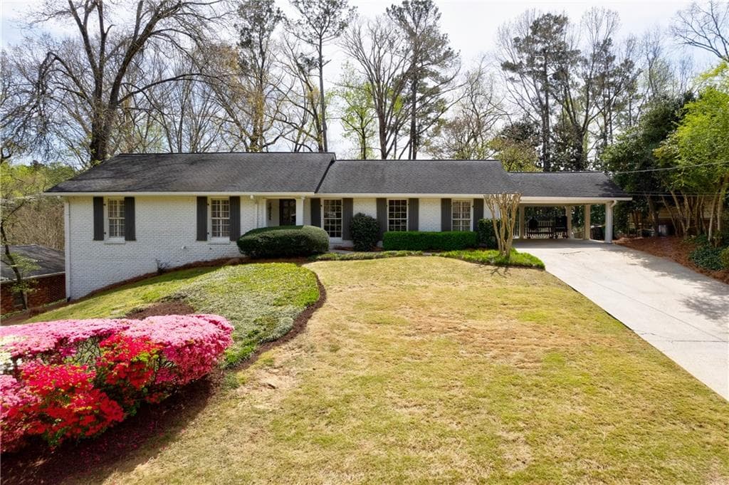 6 bedroom, 3 bathroom single family residence sold at 475 Forest Valley Road, Atlanta, GA 30342