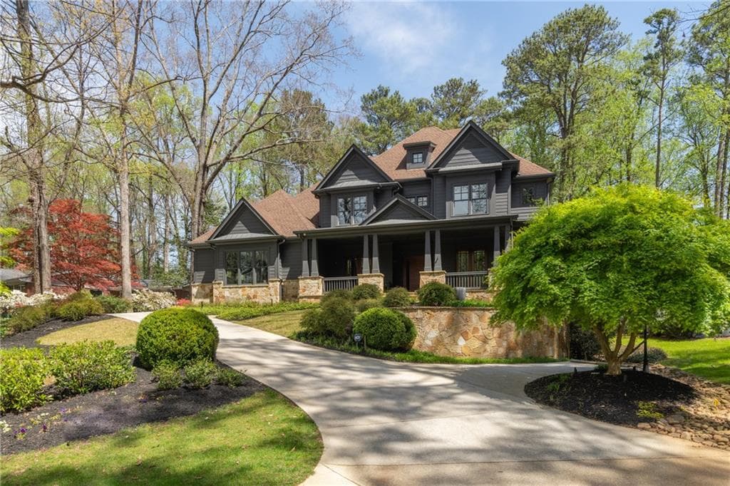 6 bedroom, 6 bathroom, 7,168 sq ft single family residence sold at 3117 W Roxboro Road, Atlanta, GA 30324