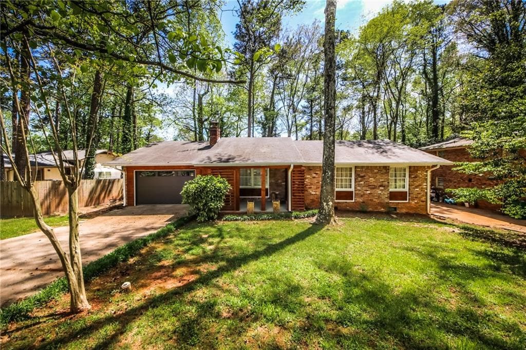 3 bedroom, 2 bathroom, 1,459 sq ft single family residence sold at 3569 Troutdale Court, Decatur, GA 30032