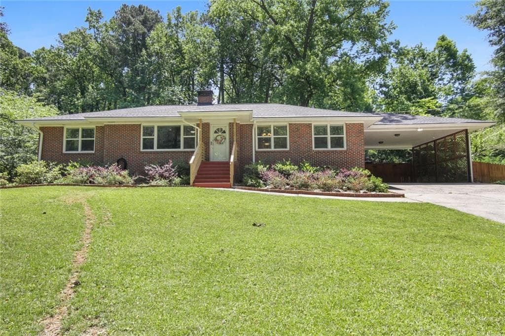 4 bedroom, 3 bathroom, 2,180 sq ft single family residence sold at 1353 Fama Drive, Atlanta, GA 30329