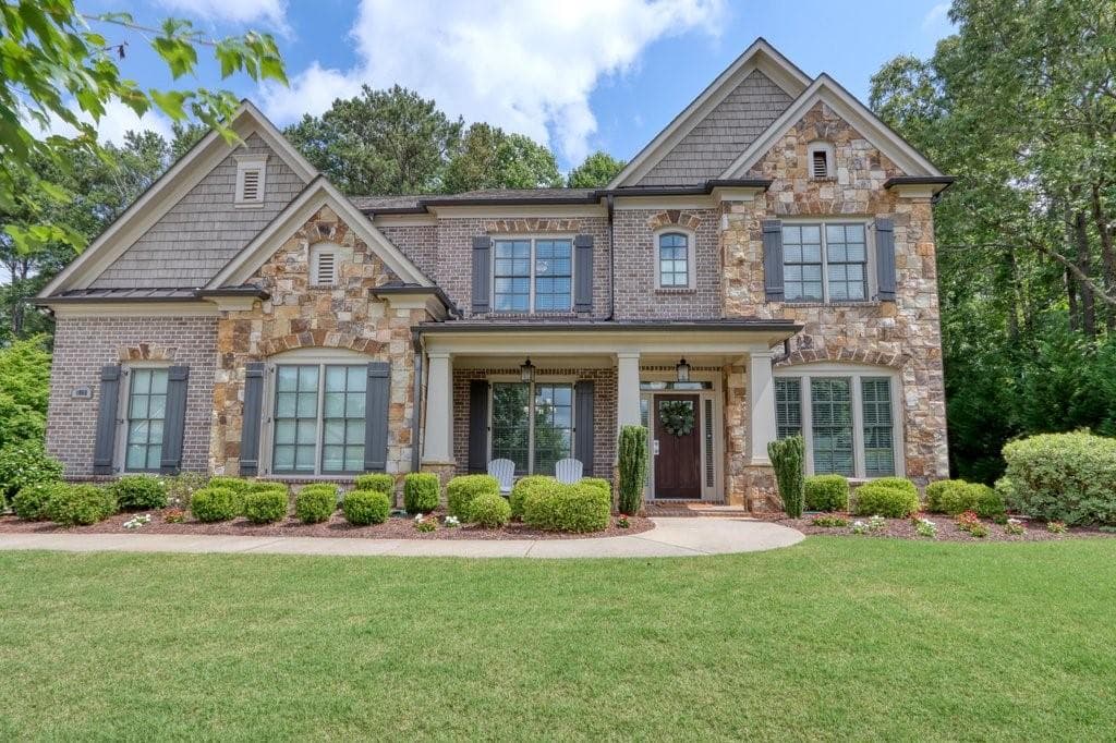 5 bedroom, 4 bathroom, 3,896 sq ft single family residence sold at 8060 Preservation Drive, Alpharetta, GA 30005
