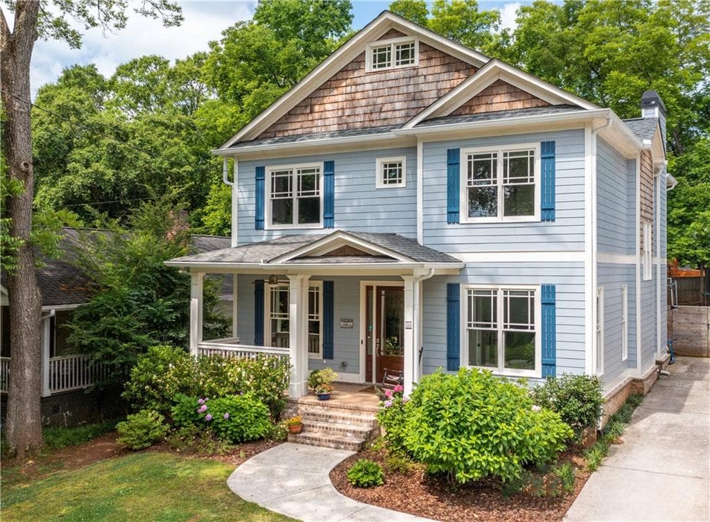 4 bedroom, 4 bathroom, 3,000 sq ft single family residence sold at 224 Norwood Avenue, Atlanta, GA 30317