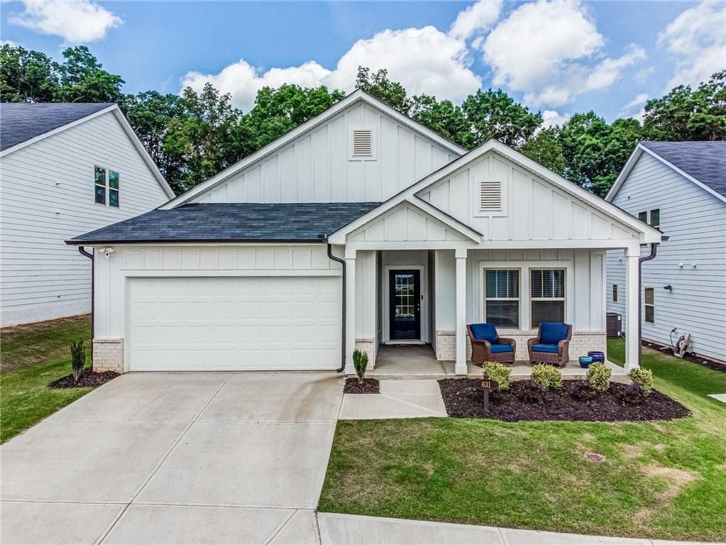 4 bedroom, 3 bathroom, 2,001 sq ft single family residence sold at 631 Valdosta Drive, Canton, GA 30114